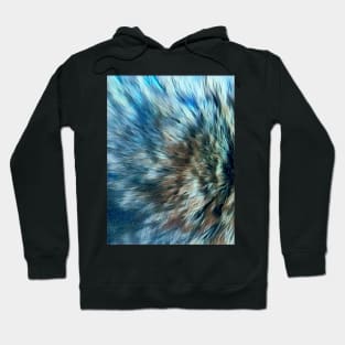 Winter breeze abstract design Hoodie